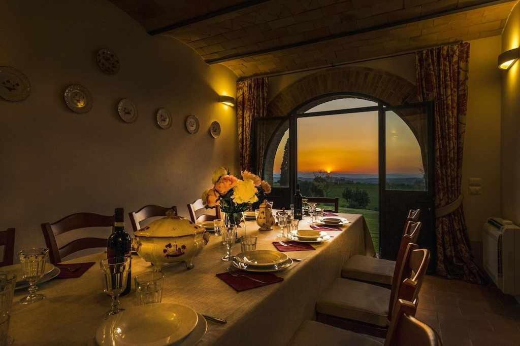 Villa I Cipressini Piscina Riscaldata Spa Toscana Pienza Exterior foto