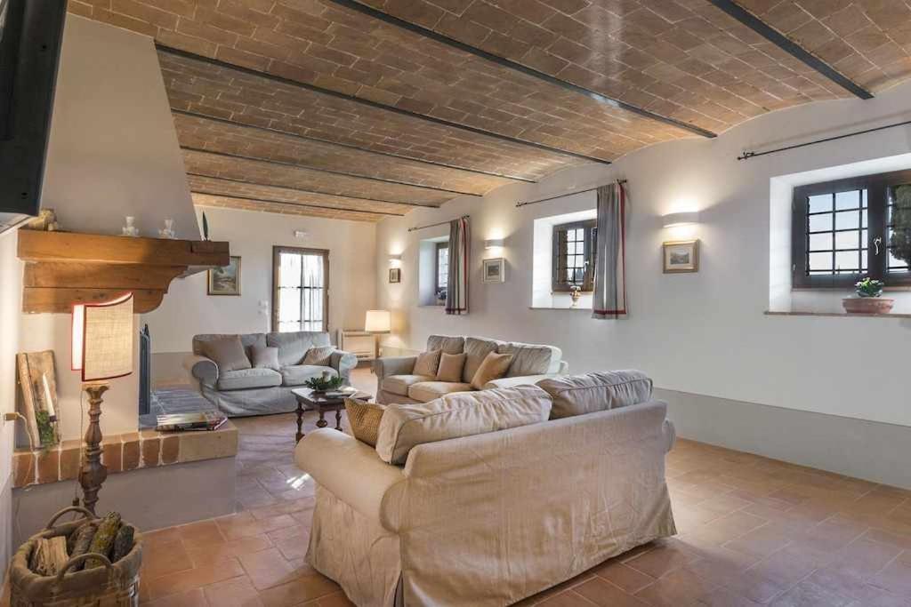 Villa I Cipressini Piscina Riscaldata Spa Toscana Pienza Exterior foto
