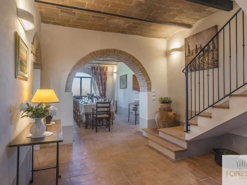 Villa I Cipressini Piscina Riscaldata Spa Toscana Pienza Exterior foto