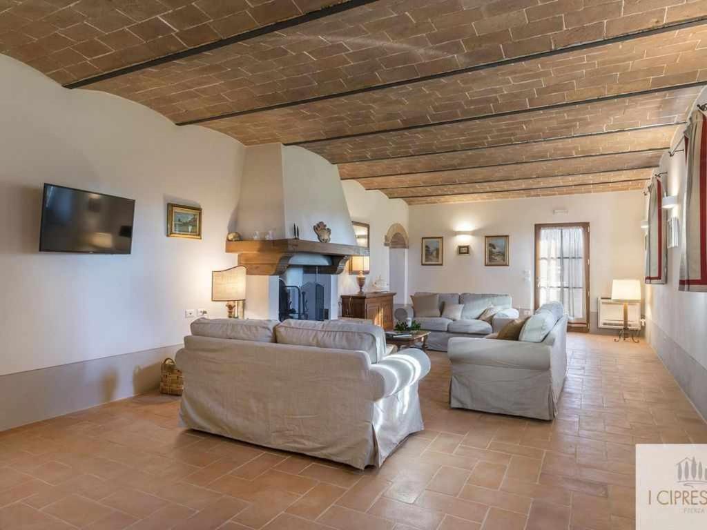 Villa I Cipressini Piscina Riscaldata Spa Toscana Pienza Exterior foto