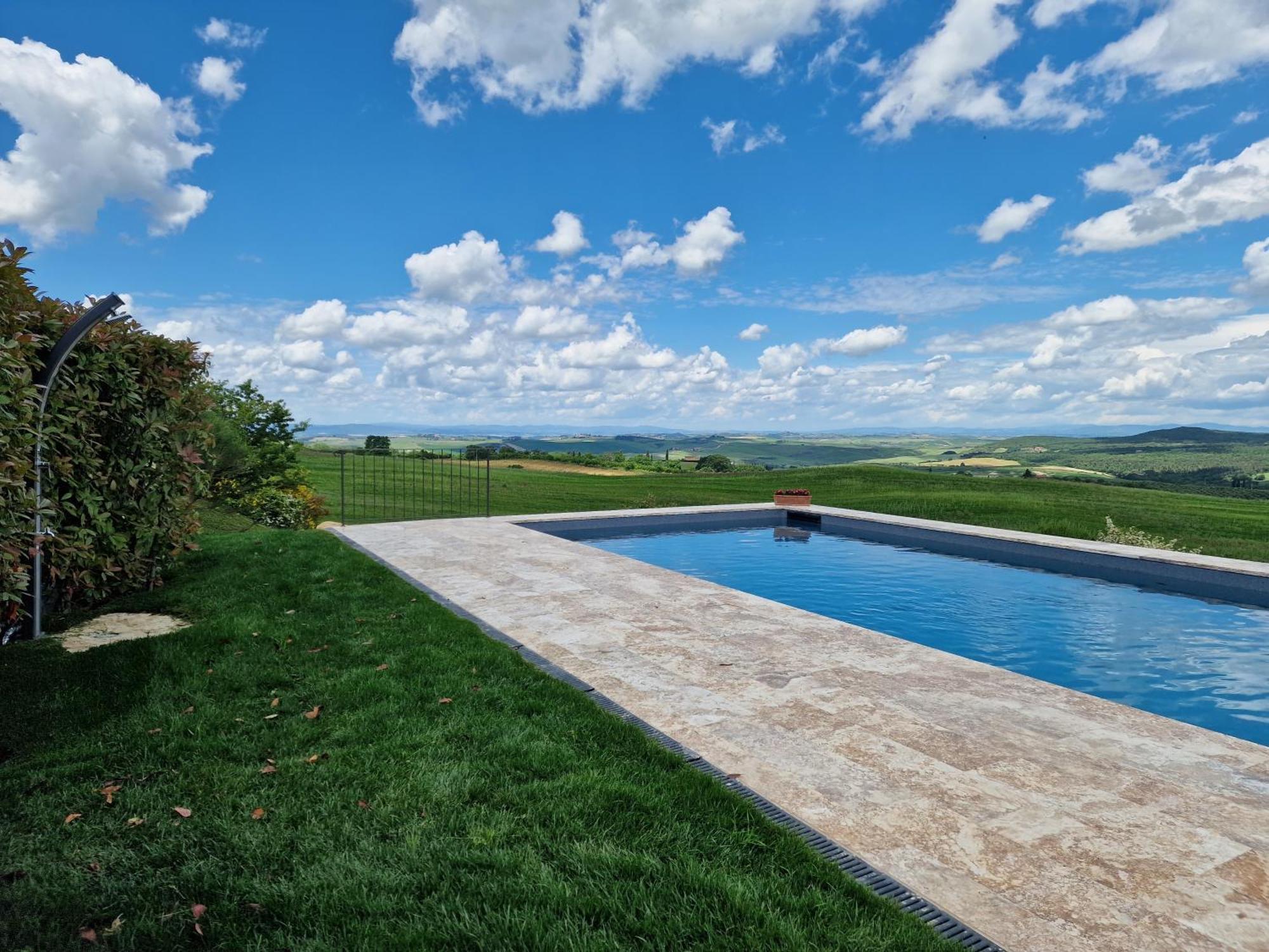 Villa I Cipressini Piscina Riscaldata Spa Toscana Pienza Exterior foto