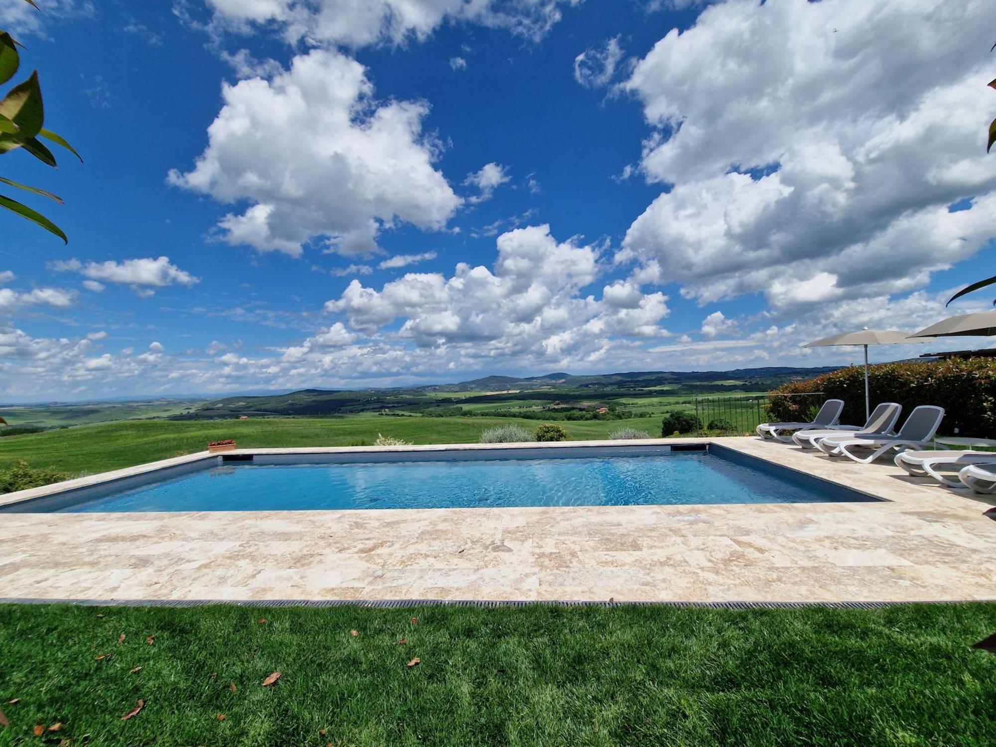 Villa I Cipressini Piscina Riscaldata Spa Toscana Pienza Exterior foto